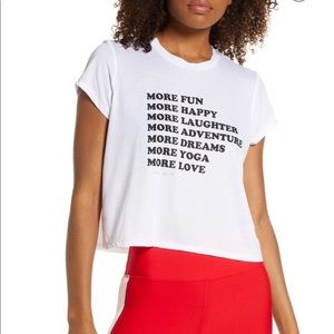 Spiritual Gangster White Crop Tee